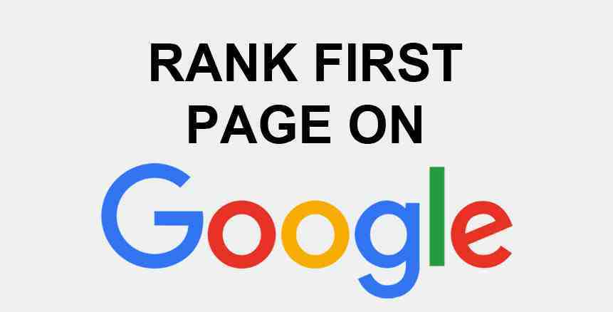 How to Rank Your Website on First Page in Google?
